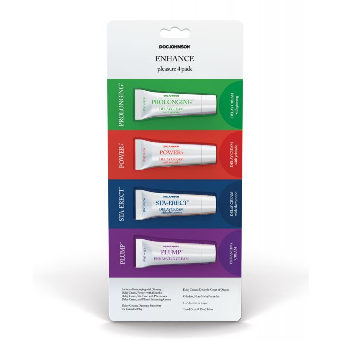 NO ETA Enhance Pleasure - Asst. Pack of 4 