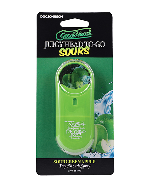 GoodHead Juicy Head Dry Mouth Spray To-Go - .30 oz Sour Green Apple 