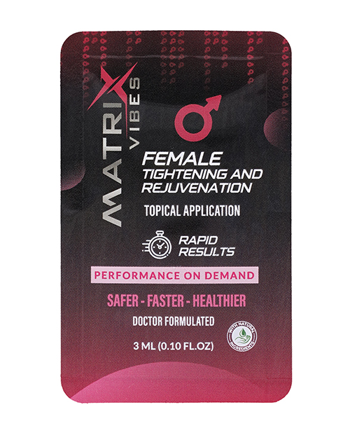 Matrix Vibes Female Enhancement Instant Arousal Serum - Display of 24, .10 oz Per Pack 
