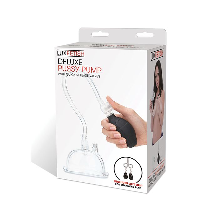 Lux Fetish Deluxe Pussy Pump w/Quick Release Valves 