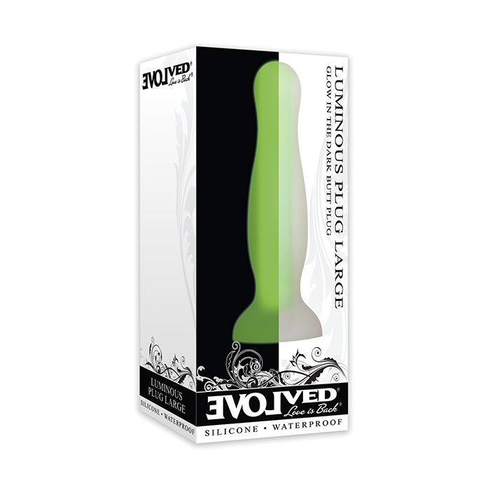 Evolved Luminous Anal Plug Large - Green