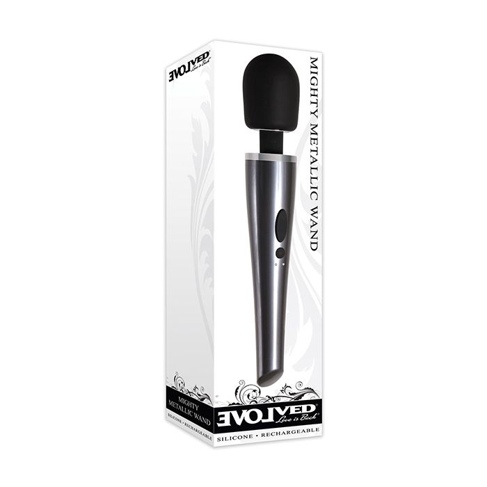 Evolved Mighty Metallic Wand - Gray/Black
