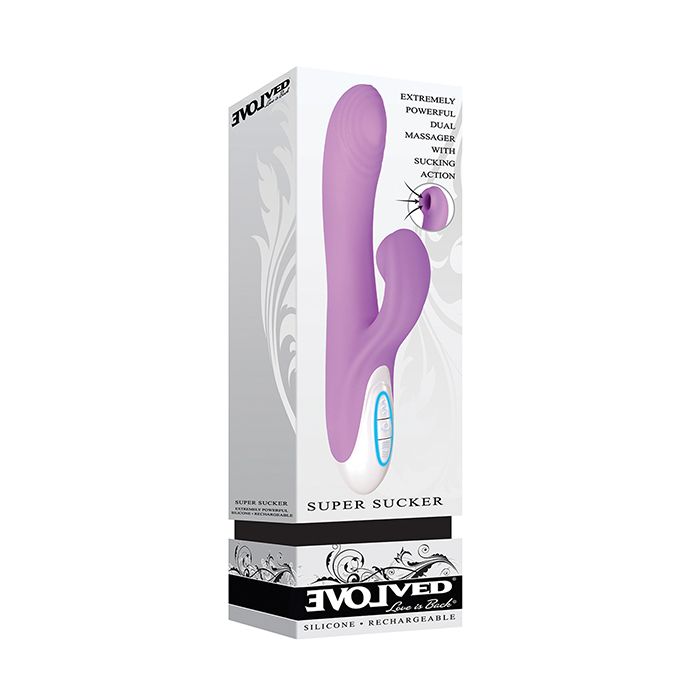Evolved Super Sucker Dual Stim - Pink