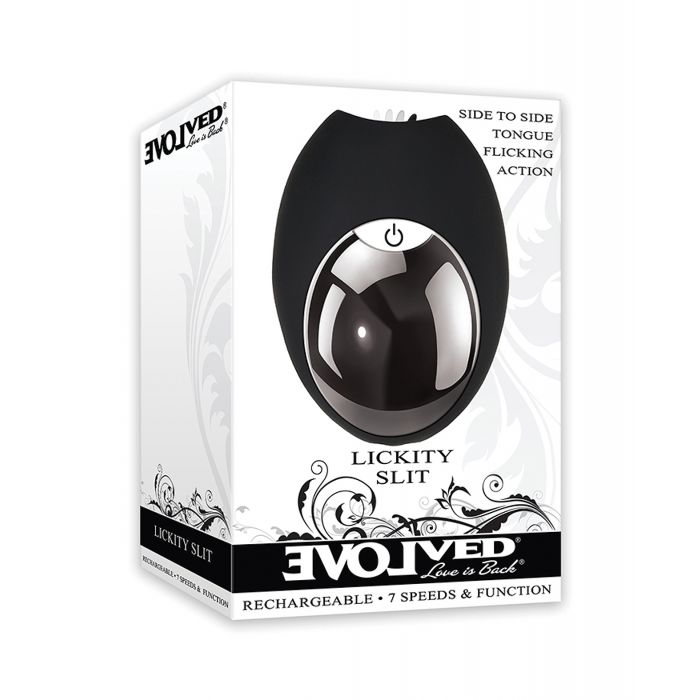 Evolved Lickity Slit Oral Massager - Black  