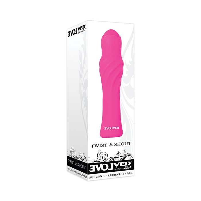 Evolved Twist & Shout Rechargeable Bullet - Pink 