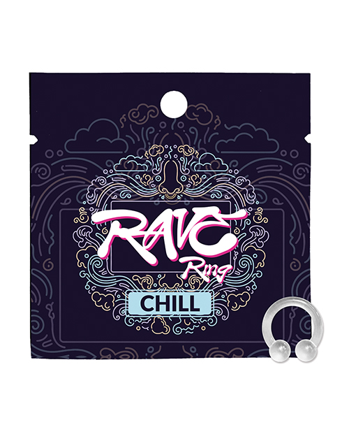 Rave Ring Chill Single Sachet - Peppermint Scent - Clear
