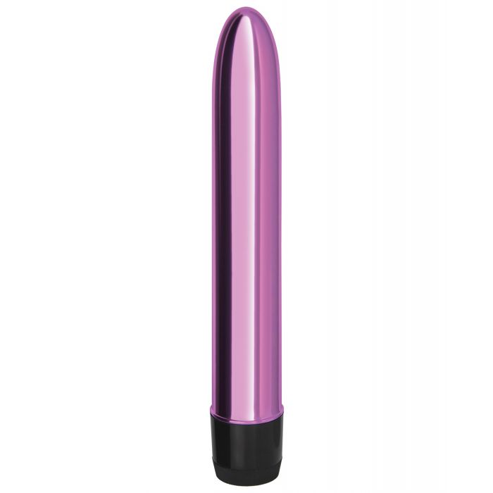 Erotic Toy Company Chrome Classics 7" Vibe - Pink