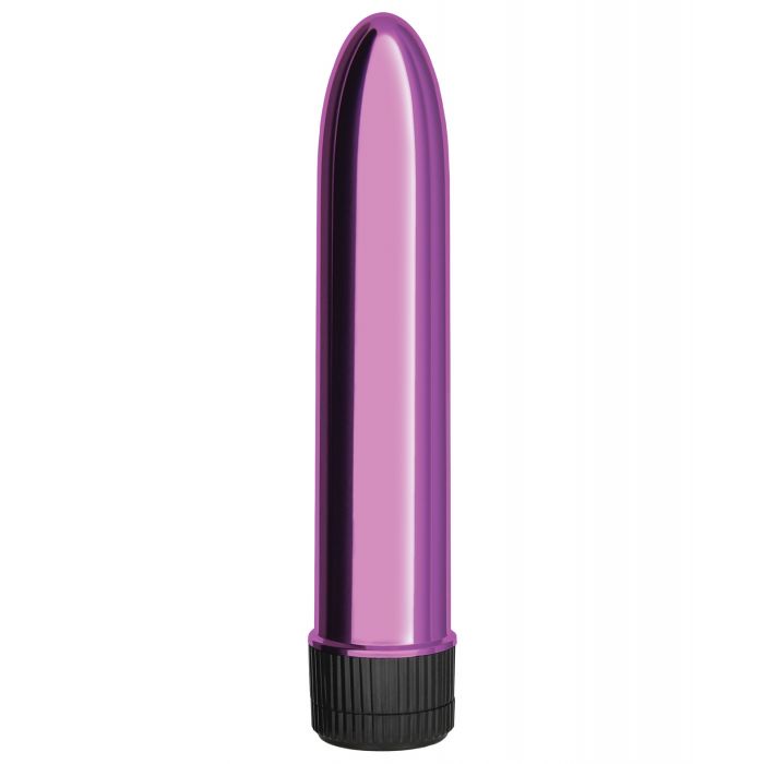 Erotic Toy Company Chrome Classics 5" Vibe - Pink