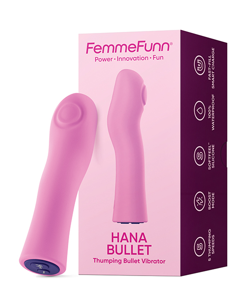 Femme Funn Hana Fingerlike Thumping Bullet - Pink 