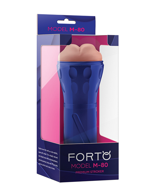 Forto Model M-80 Hard-Side Mouth Masturbator - Light 