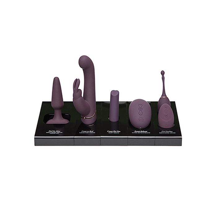 PROMO Fifty Shades POS Collection Acrylic Product Stands - Asst. Box of 5