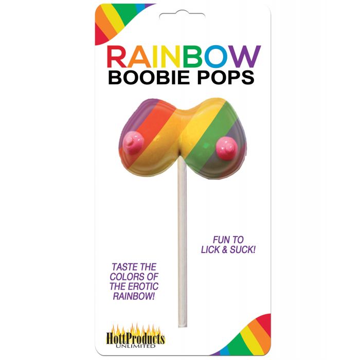 Rainbow Boobie Pops - Rainbow
