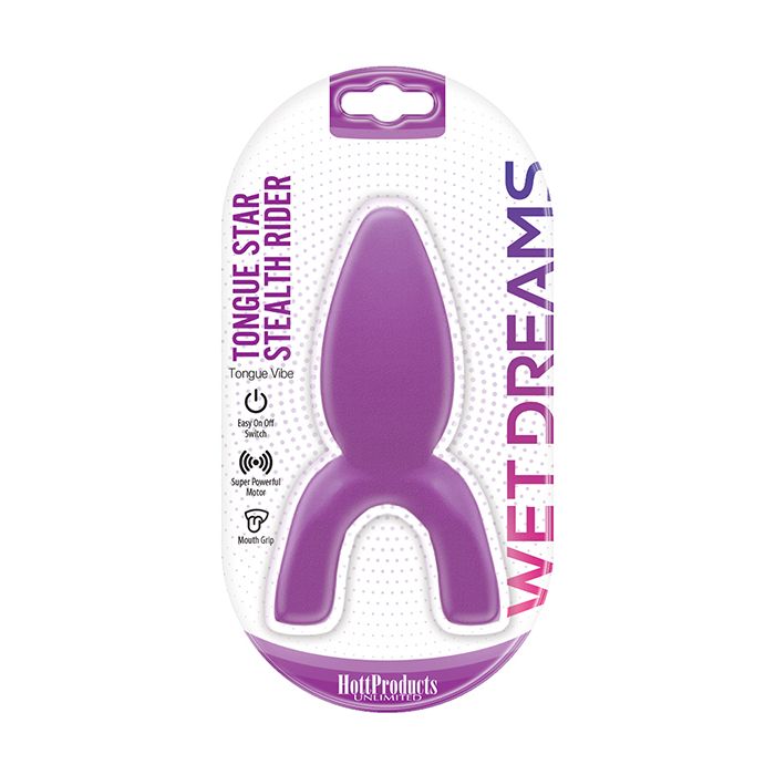 Wet Dreams Tongue Star Stealth Rider Vibe - Purple