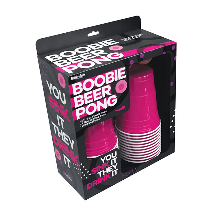 Boobie Beer Pong w/Cups & Boobie Balls