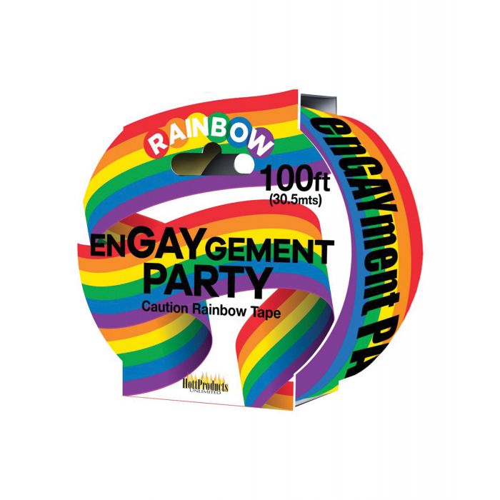 Engaygement Rainbow Style Caution Tape 