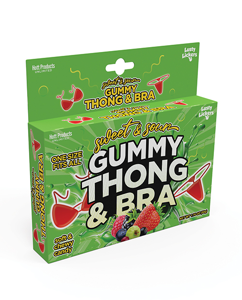 Sweet & Sour Gummy Thong & Bra 