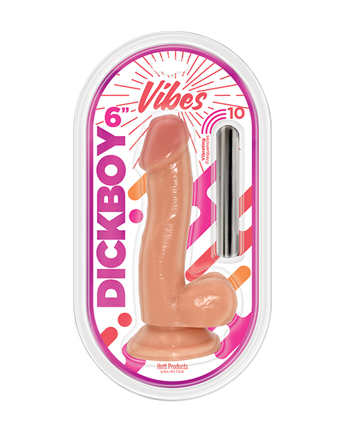 Dick Boy Vanilla Lovers 6" Vibe Bullet 