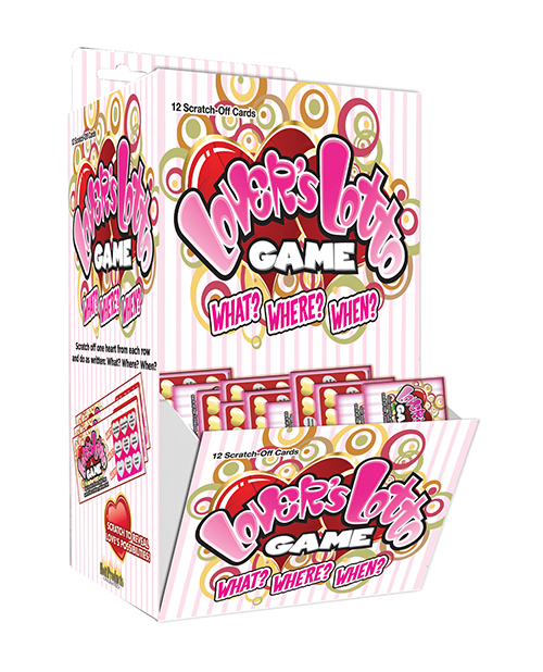 Lovers Lotto Game Scratch & Play Sex Game Display - Display of 144 pcs