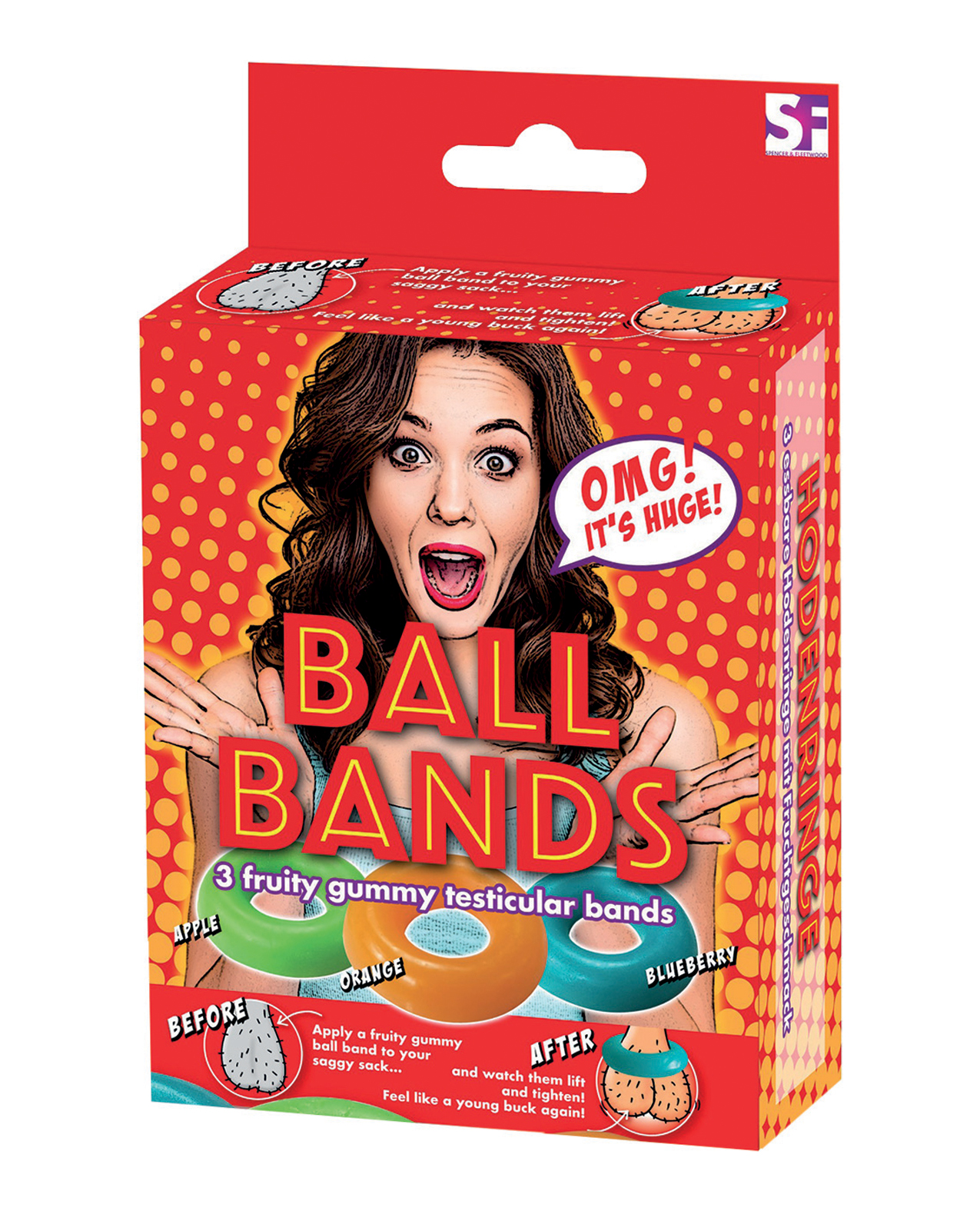 Gummy Ball Bands - 3 Pack Assorted Colors/Flavors