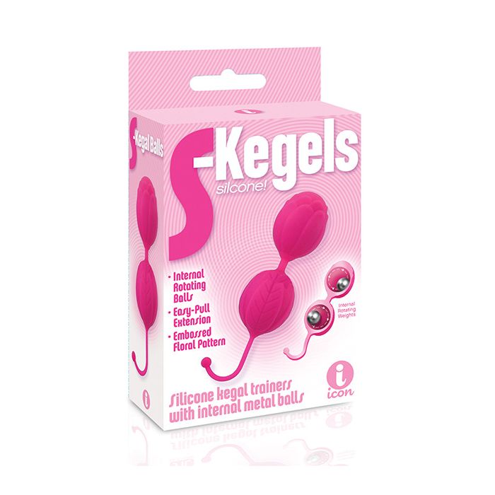 The 9's S-Kegels Silicone Balls - Pink