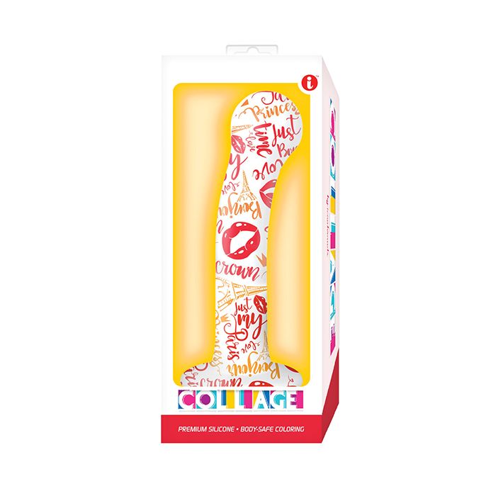 Collage I Remember Paris G Spot Silicone Dildo