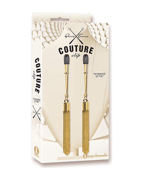 Couture Clips Luxury Nipple Clamps - Shimmer & Chic 