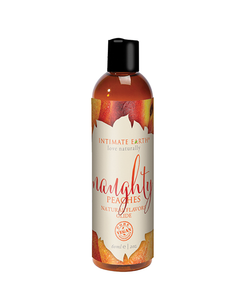 Intimate Earth Natural Flavors Glide - 60 ml Naughty Peaches