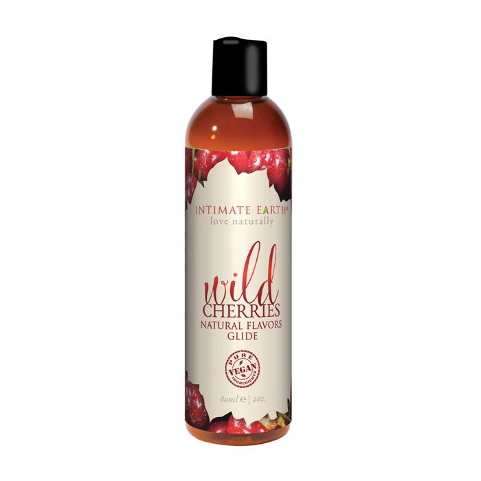 Intimate Earth Natural Flavors Glide - 60 ml Wild Cherries