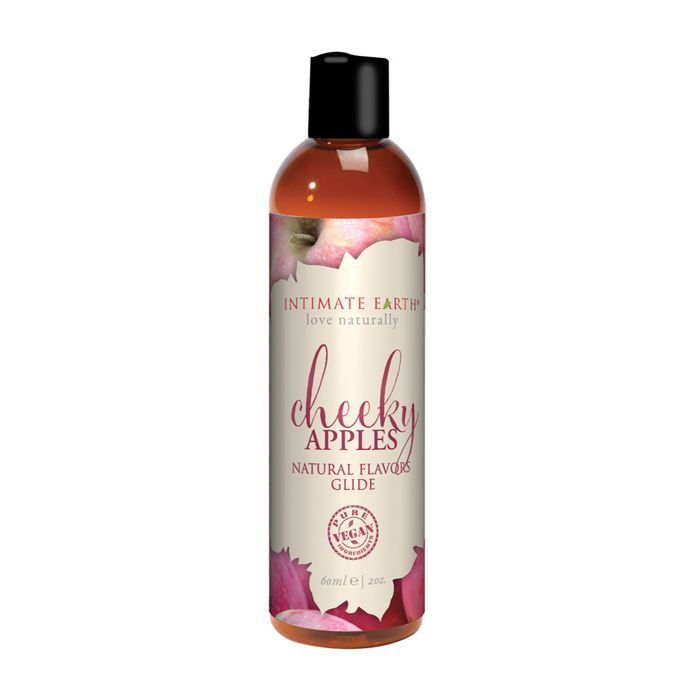Intimate Earth Natural Flavors Glide - 60 ml Cheeky Apples