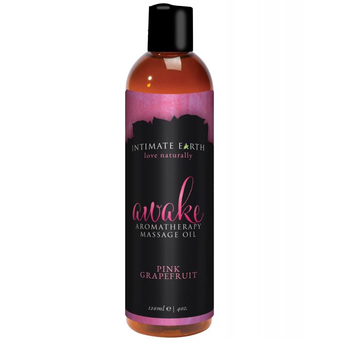 Intimate Earth Awake Massage Oil - 120 ml Pink Grapefruit