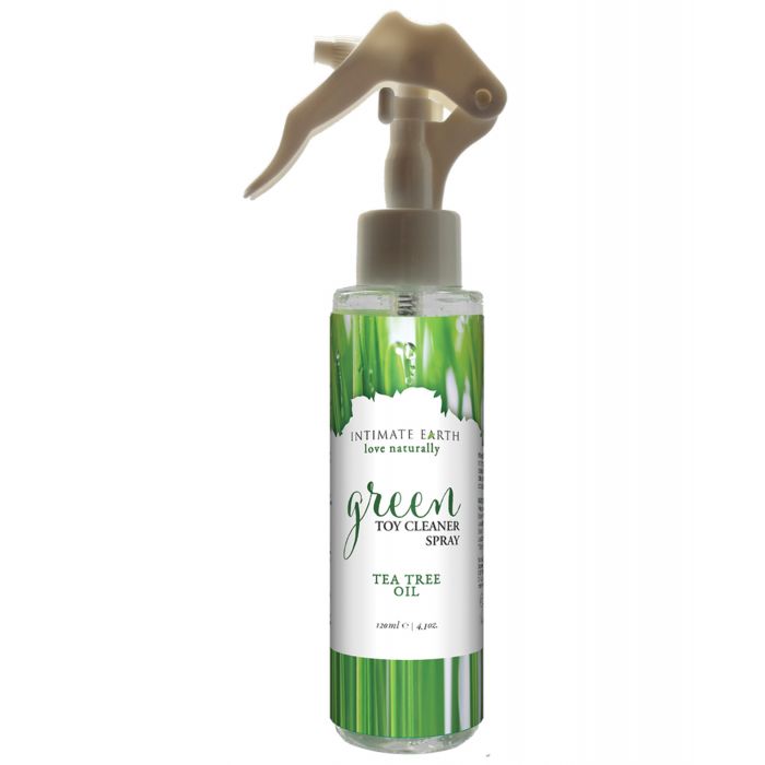 Intimate Earth Toy Cleaner Spray - 4.2 oz Green Tea Tree Oil