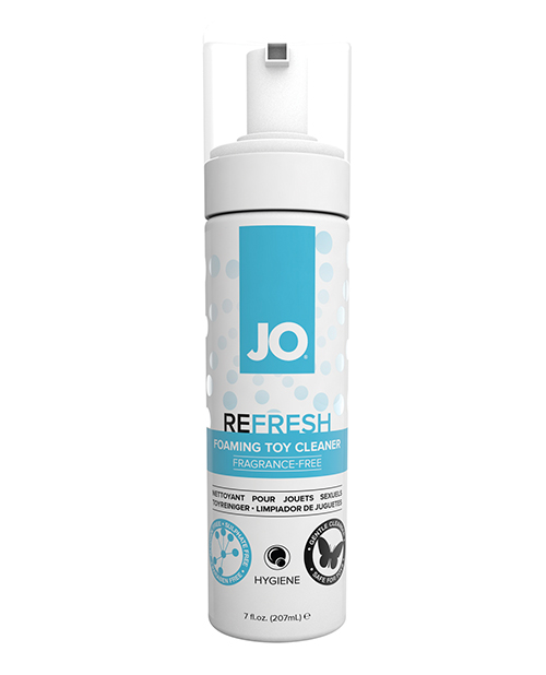 JO Refresh Foaming Toy Cleaner - Fragrance Free Hygiene 7 oz 