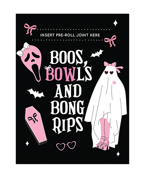 Halloween Boo's Greeting Card w/Matchbook 