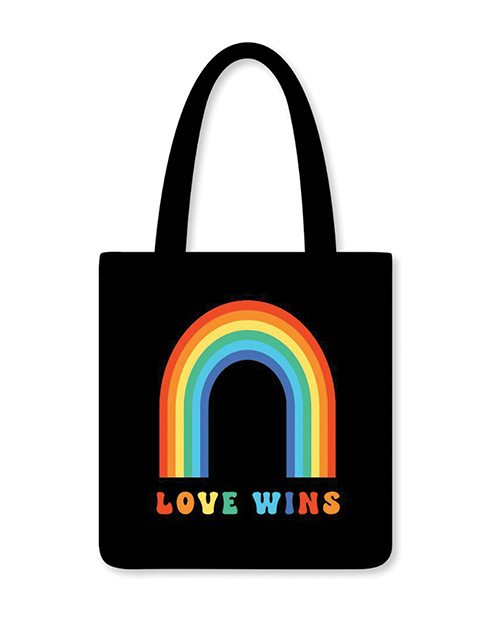 Love Wins Reusable Tote - Multi Color 