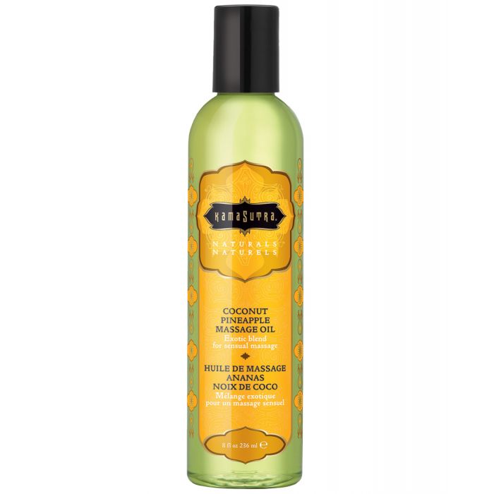 Kama Sutra Naturals Massage Oil - 8 oz Coconut Pineapple