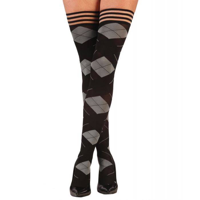 Kix'ies Kimmie Argyle Thigh High Argyle C
