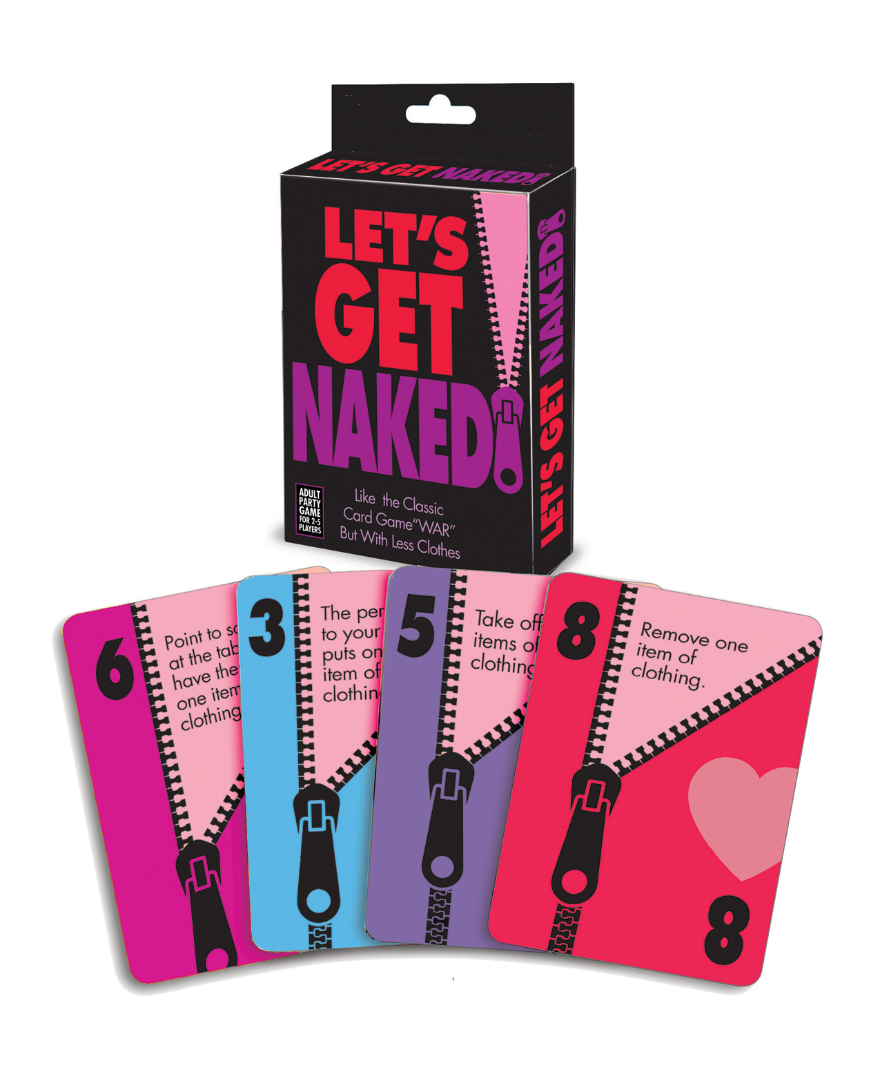 Let's Get Naked Party Card Game 