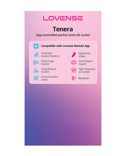 PROMO Lovense Tenera 2 Display Card for Product Stand LOV0302-POS