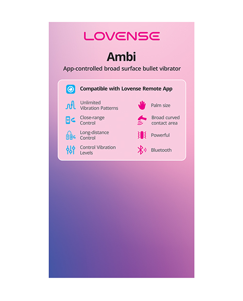 PROMO Lovense Ambi Bullet Display Card for Product Stand LOV0302-POS