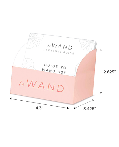PROMO Le Wand Cardboard Booklet Stand w/Guide to Wand Use - 100 Booklets