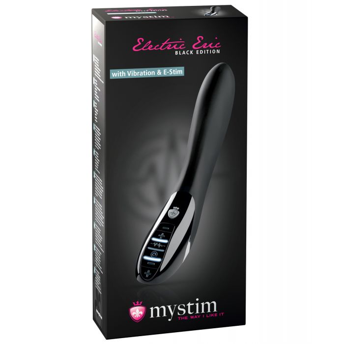 Mystim Electric Eric eStim Vibrator Black Edition - Black