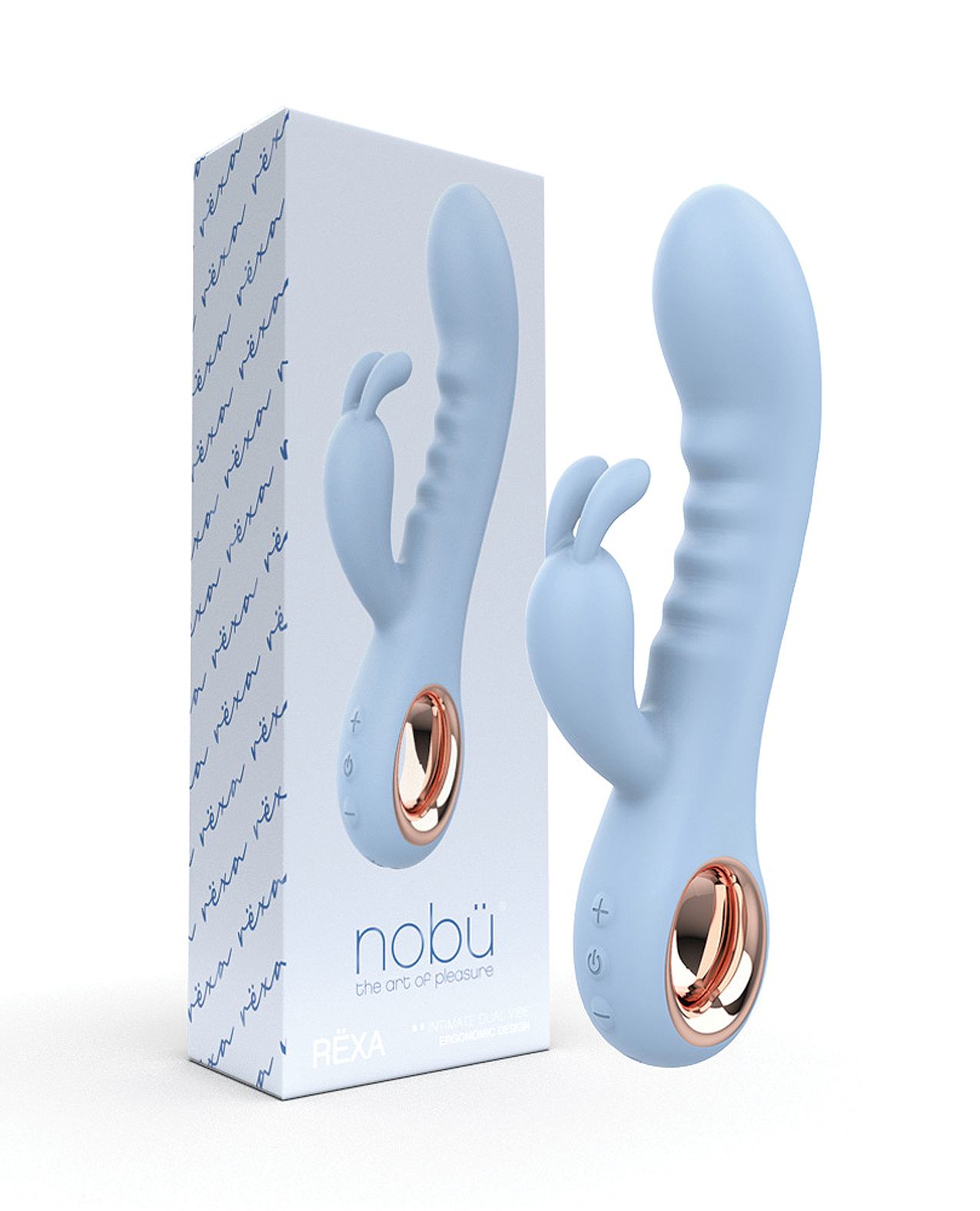 Nobu Rexa Dual Vibrator - Light Blue