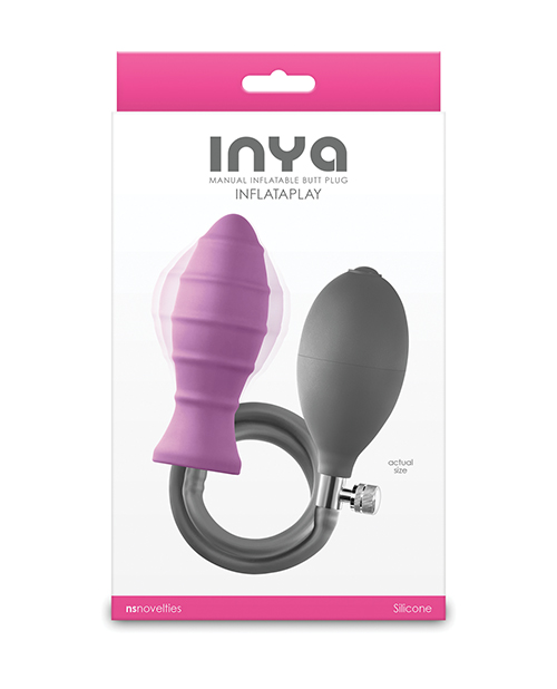 INYA Inflataplay Inflatable Anal Plug - Pink 