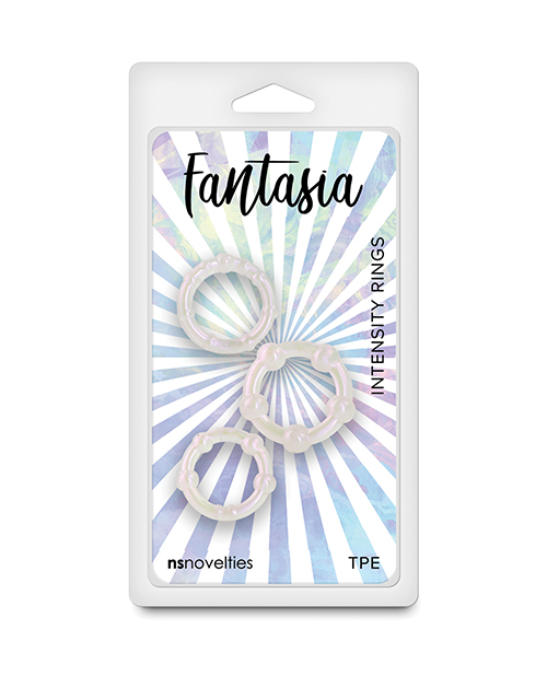 Fantasia Intensity Cock Rings - Pearl 