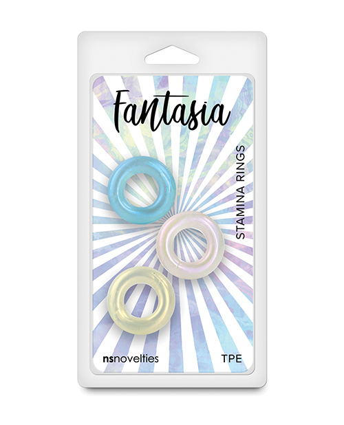 Fantasia Stamina Cock Rings - Multi Color 