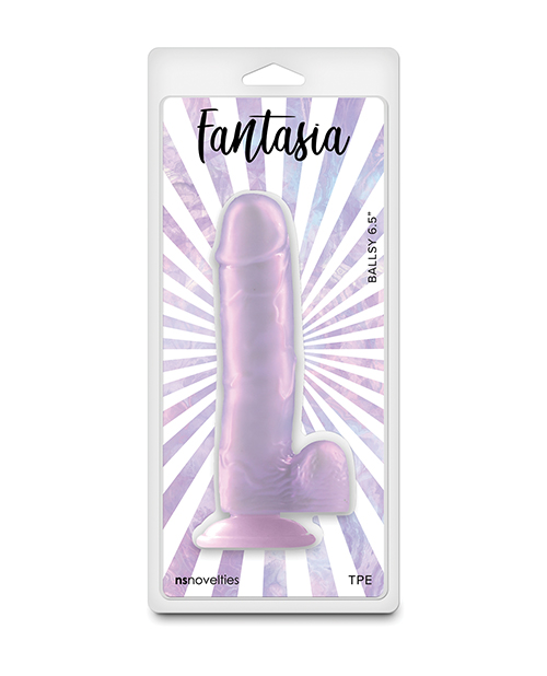 Fantasia Ballsy 6.5" Dildo - Orchid 
