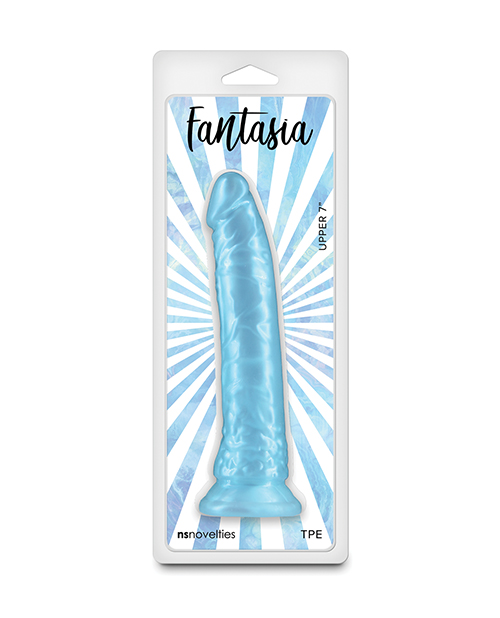 Fantasia Upper 7" Dildo - Turquoise 