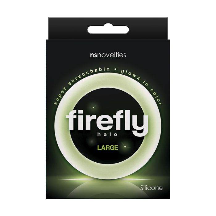Firefly Halo Large Cockring - Clear