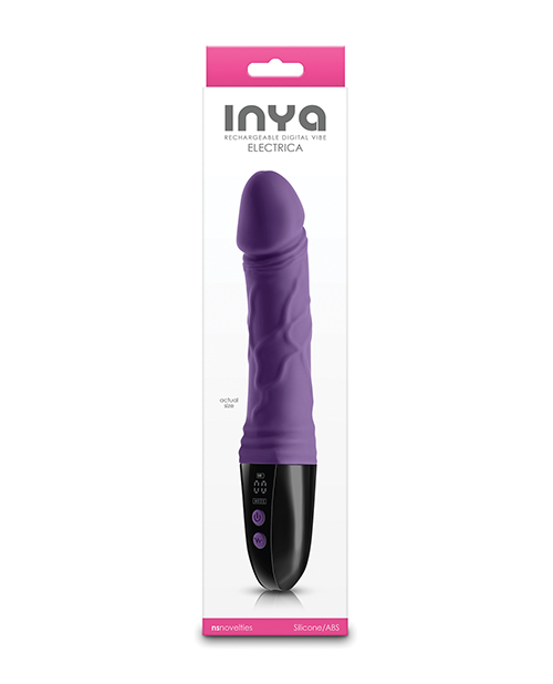 INYA Electrica Phallic Digital Vibrator - Purple 