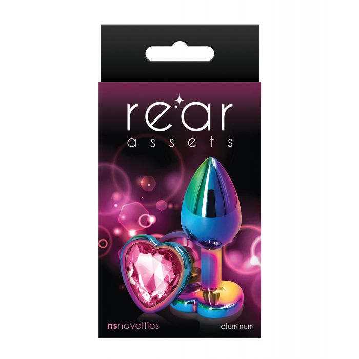 Rear Assets Multicolor Heart Small - Pink